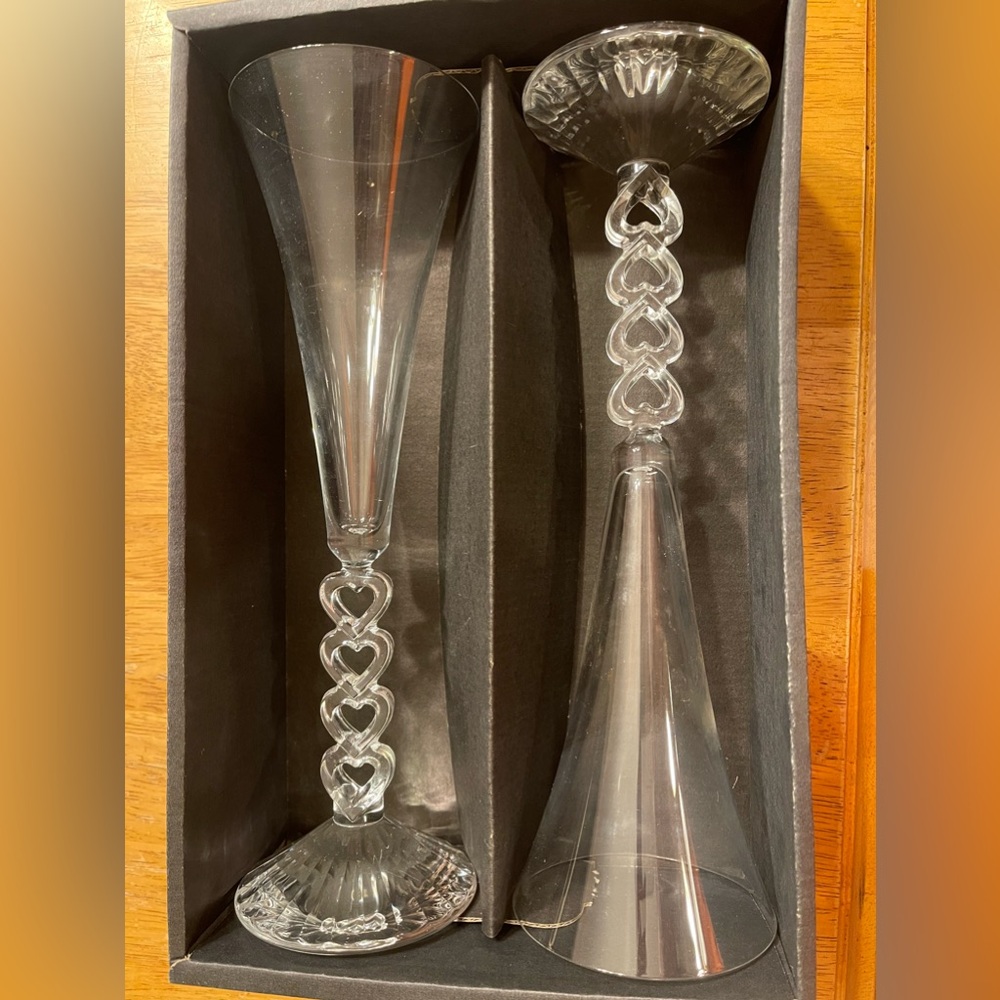 Cristal d'Arques Flûte Cœur Heart Flute (Flauta Corazon)